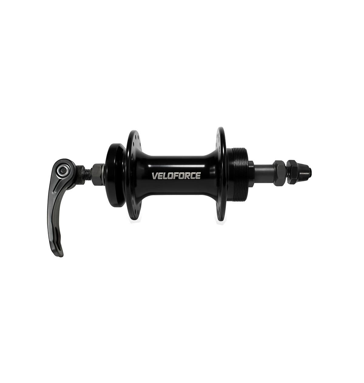 CUBO TRASEIRO ALUMINIO 36F 7/8/9V ESFERADO ROSCA PARA DISCO COM BLOCAGEM PRETO  - 17626