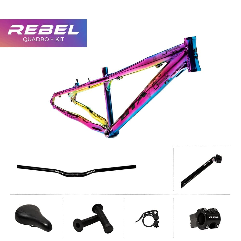 QUADRO 26 alum. FREERIDE REBEL CAMALEÃO + KIT - 10973