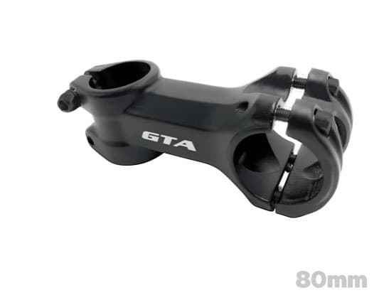 SUPORTE GUIDÃO A-SET MTB 31,8 x 80mm GTA preto - 11736