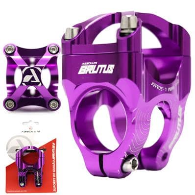 SUPORTE GUIDÃO A-SET MTB 31,8 x 35mm BRUTUS ROXO - 54771