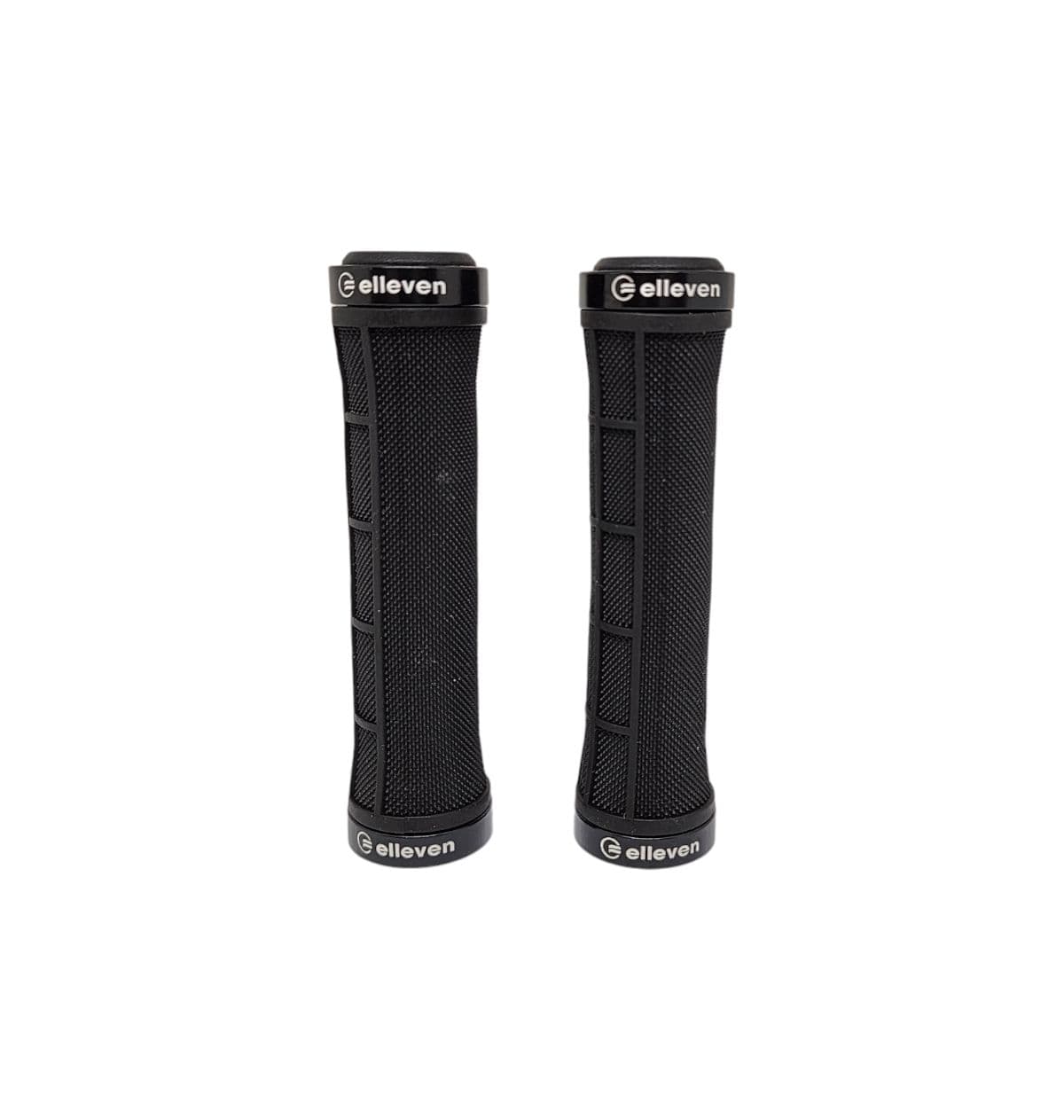 PUNHO MTB ANTIDERRAPANTE 130mm ELLEVEN COM TRAVA NATURAL E PRETO - 16036